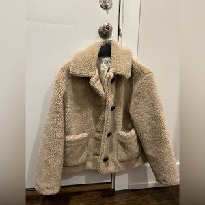 Zara teddy coat